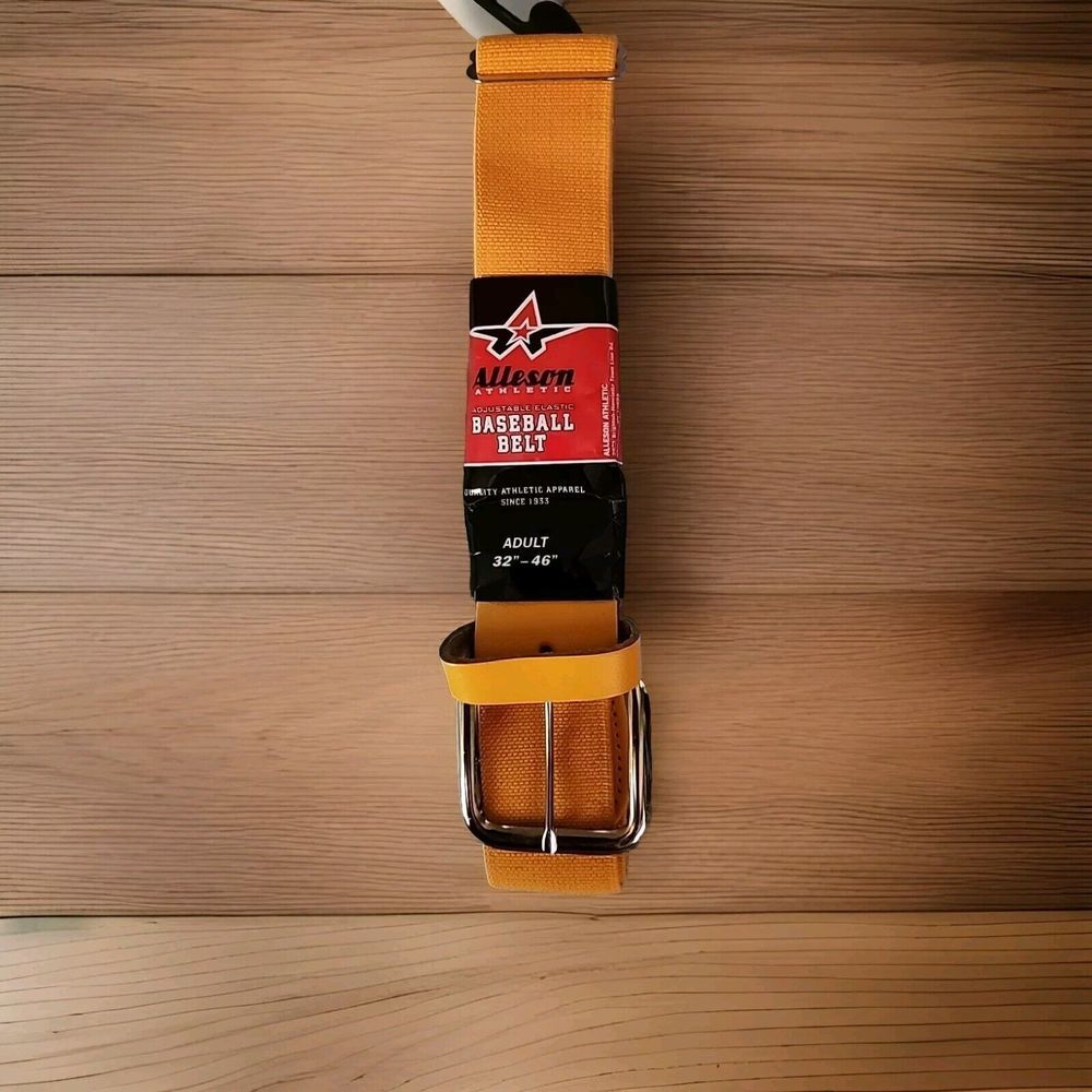 Alleson Athletic Baseball Belt, Orange, Adult‎ 32"-46"